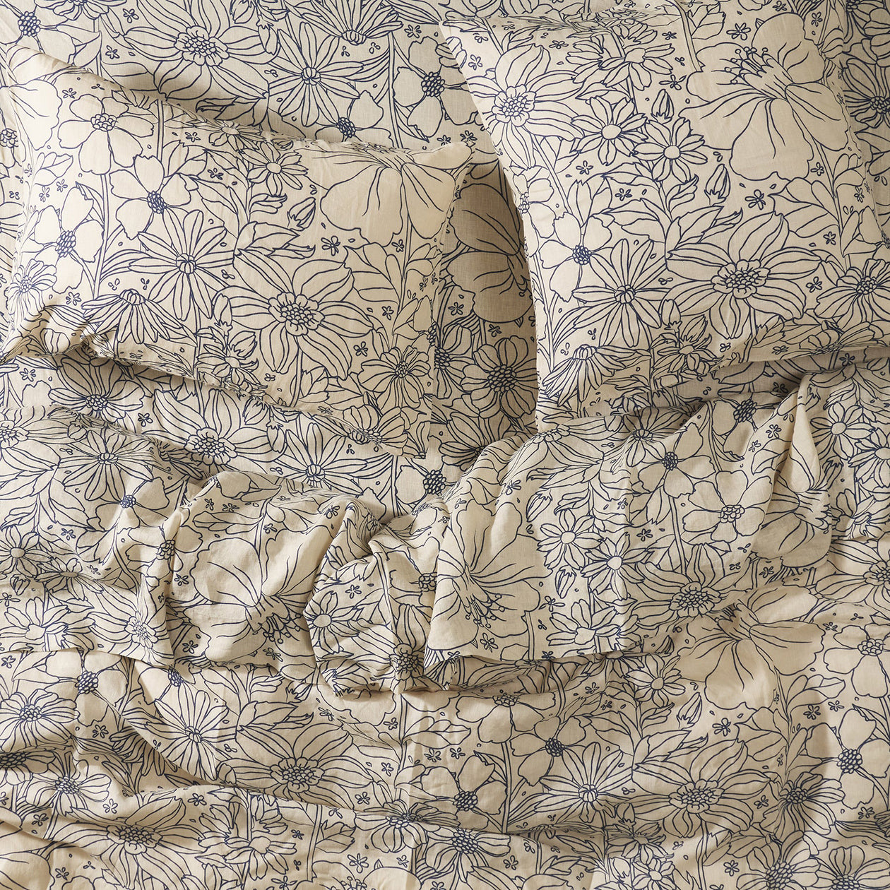 S+C Antea Linen Standard Pillowcase - Chai