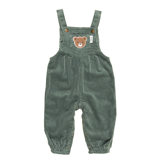 Hux Cord Overalls Light Spruce