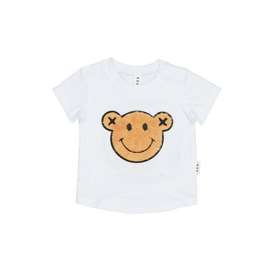 Huxbaby Smile Bear T-shirt White