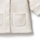 Organic Quilted Jacket Oatmeal