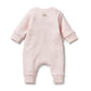 Organic Quilted Growsuit Pink