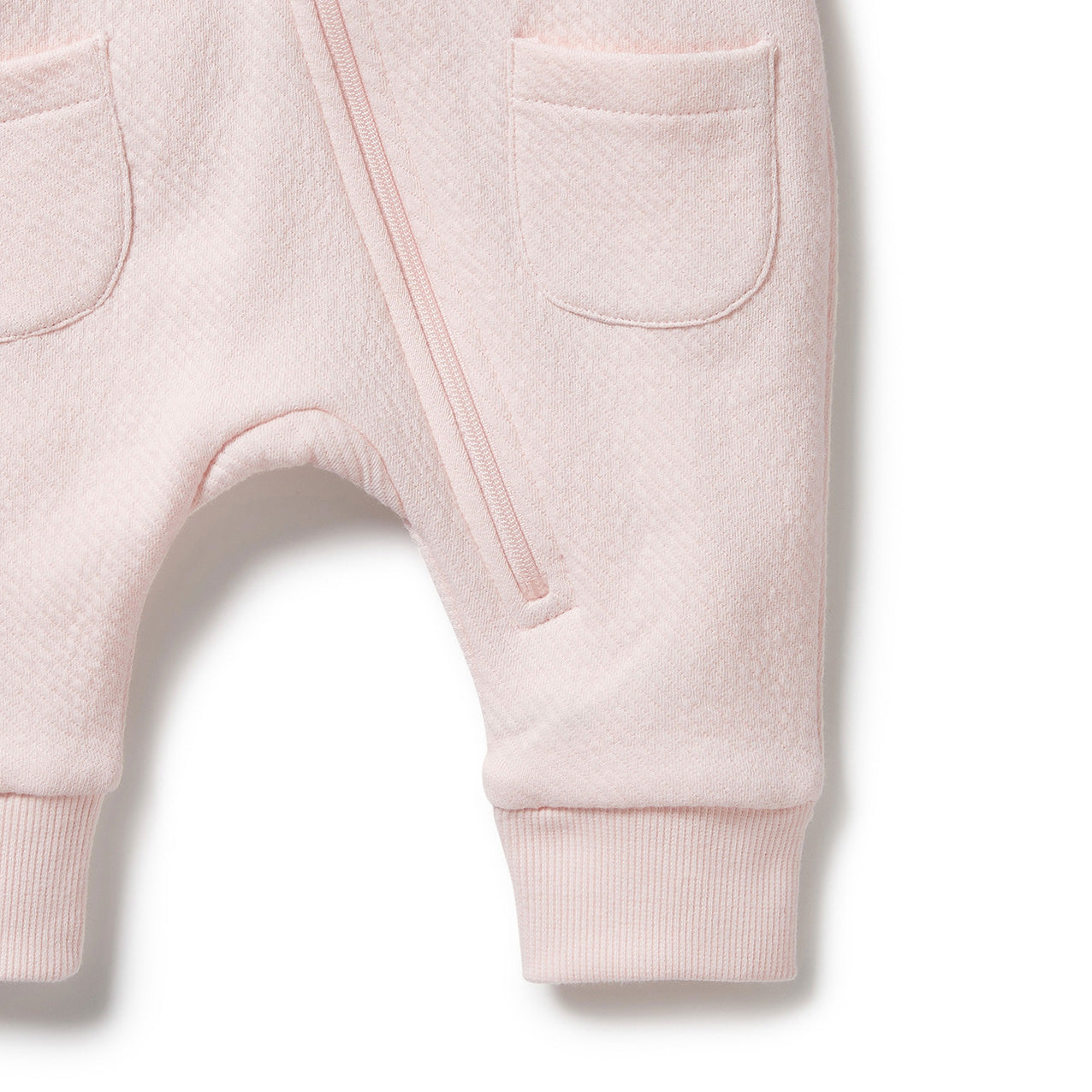 Organic Quilted Growsuit Pink
