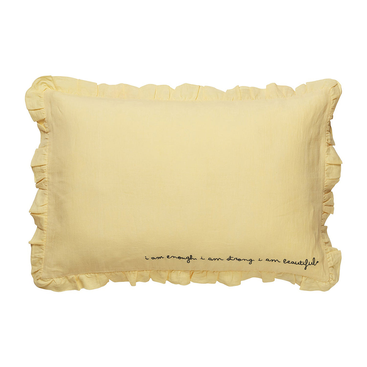 Wilton Embroidered Pillowcase Shortbread