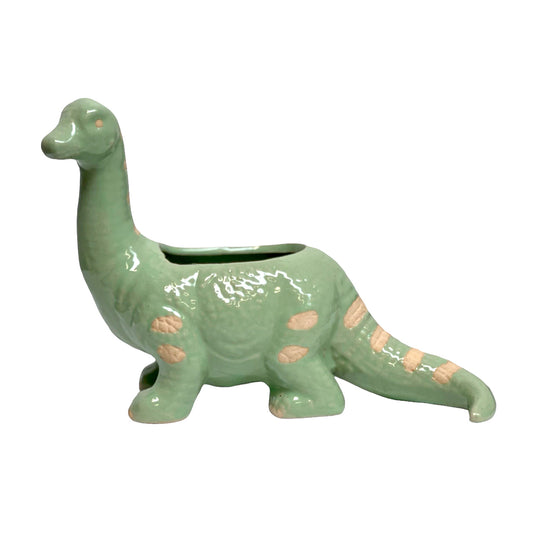 Green Dinosaur Planter