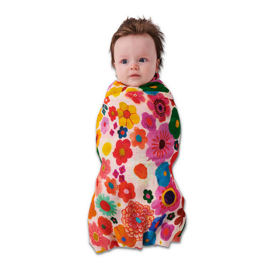 Kip + Co Flower Bed Bamboo Swaddle