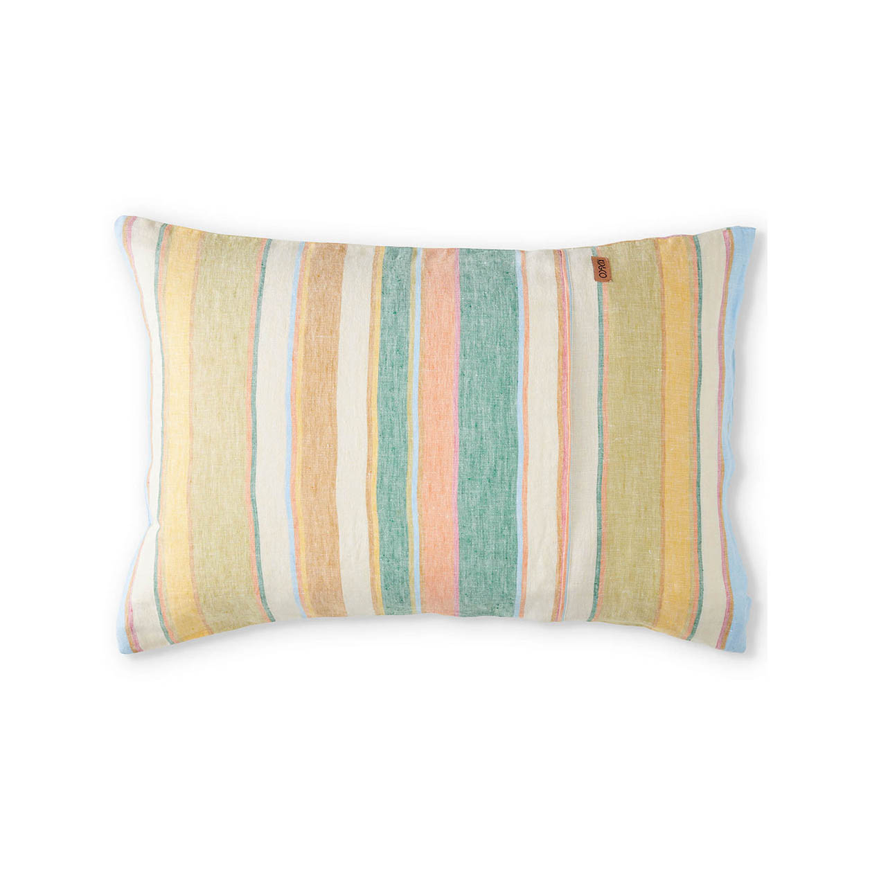 Kip & Co Fez Stripe Linen Pillowcase
