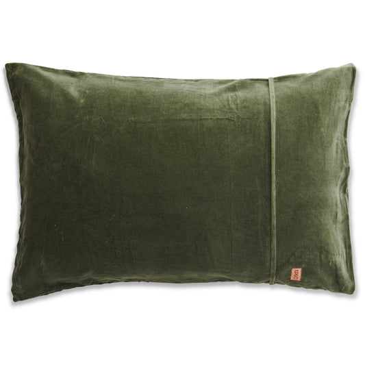 Kip & Co - Artichoke Velvet Pillowcase