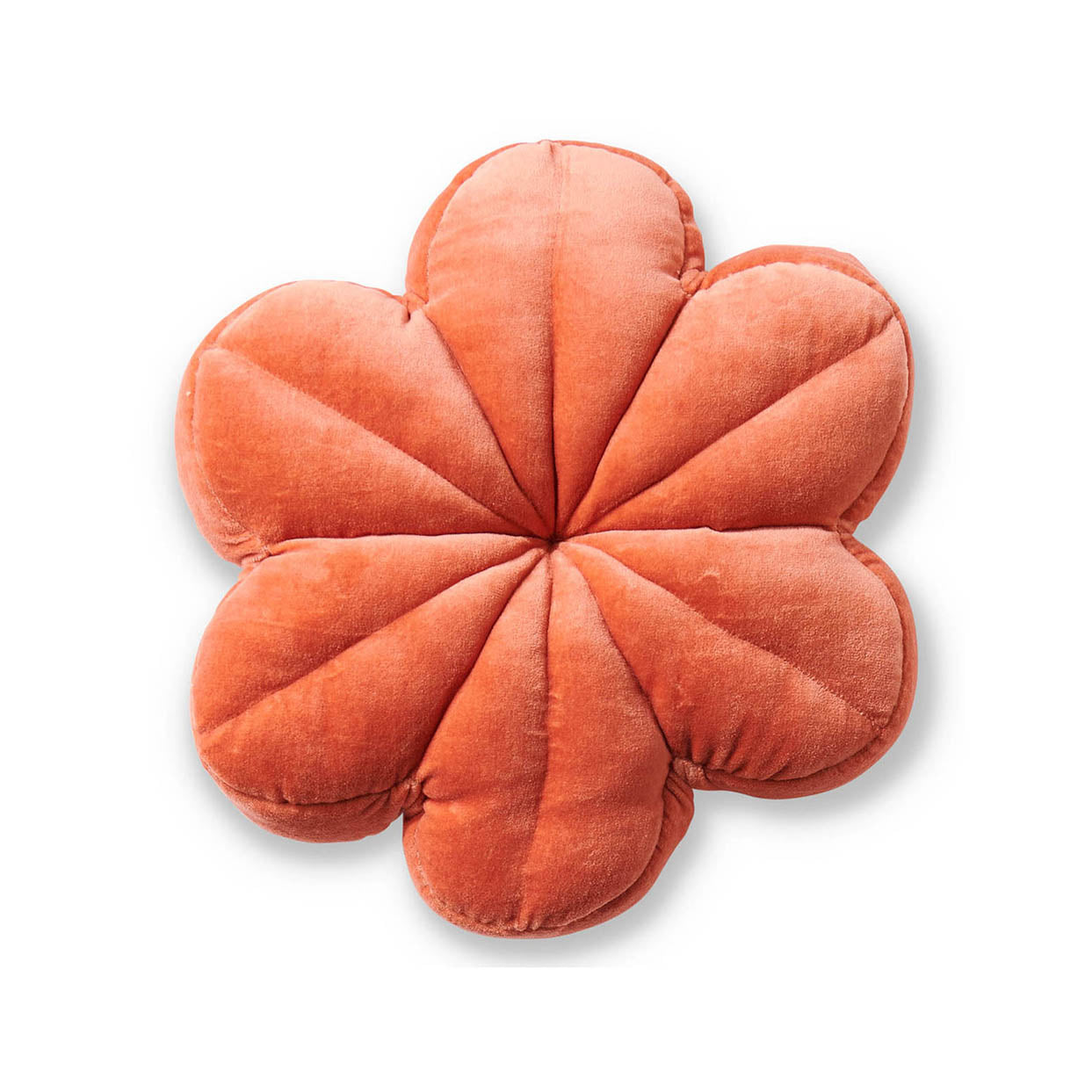 Kip + Co Peach Pie Velvet Petal Cushion