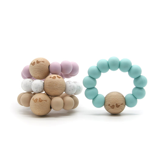 Lucy Silicone/Wood Teether
