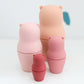 Pink Silicone Nesting Bears