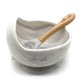 Lulu + Lala Silicone Bowl + Spoon Set - Marble