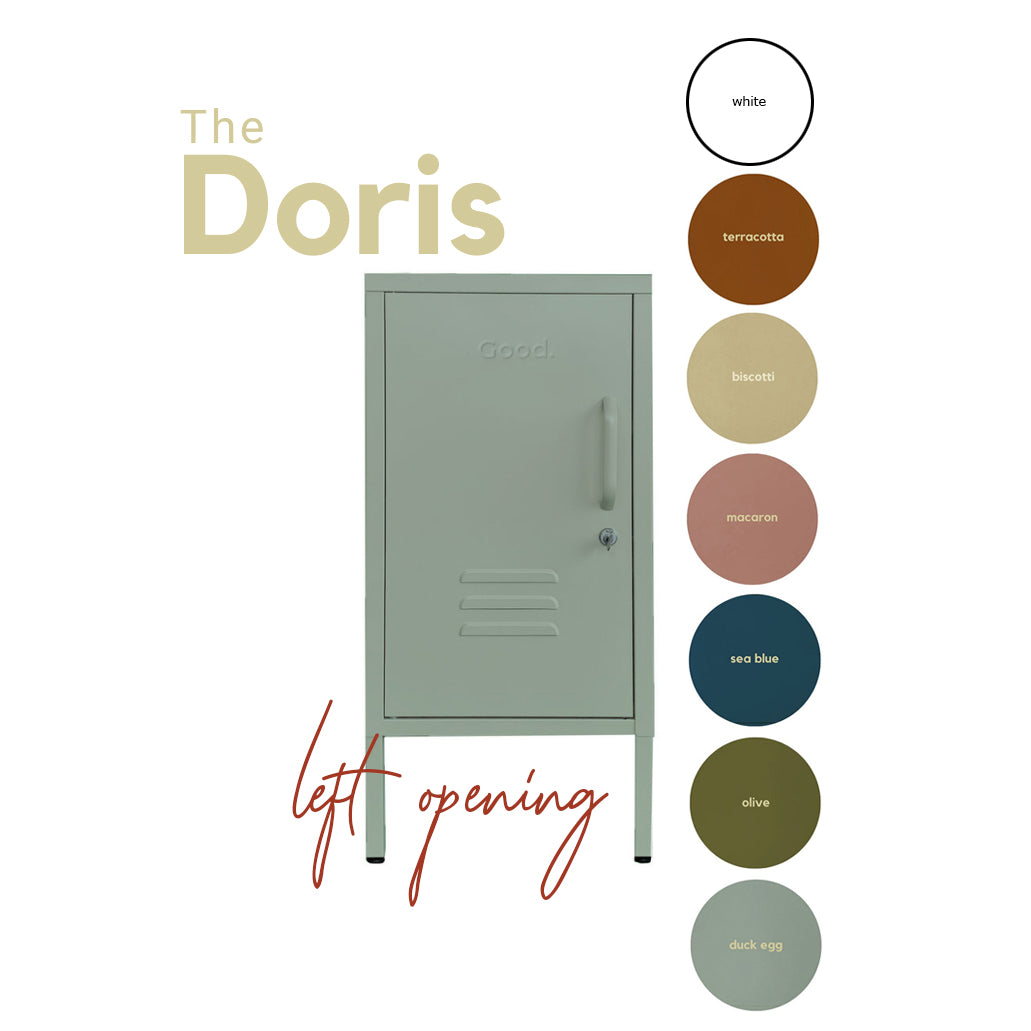 The Doris Contemporary Metal Locker Left Opening