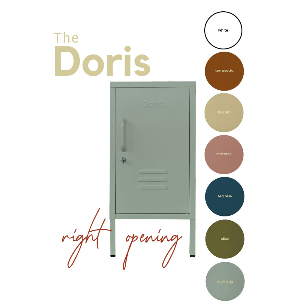The Doris Contemporary Metal Locker Right Opening